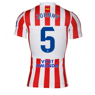 Camiseta Atletico Madrid Johnny Cardoso #5 Primera Equipación Replica 2025-26 mangas cortas Camiseta Atletico Madrid Johnny Cardoso #5 Primera Equipación Replica 2025-26 mangas cortas